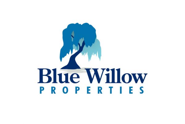 Blue Willow Properties logo design