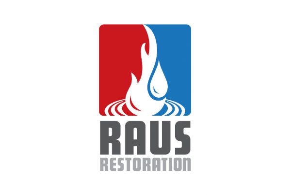 Raus Restoration logo design