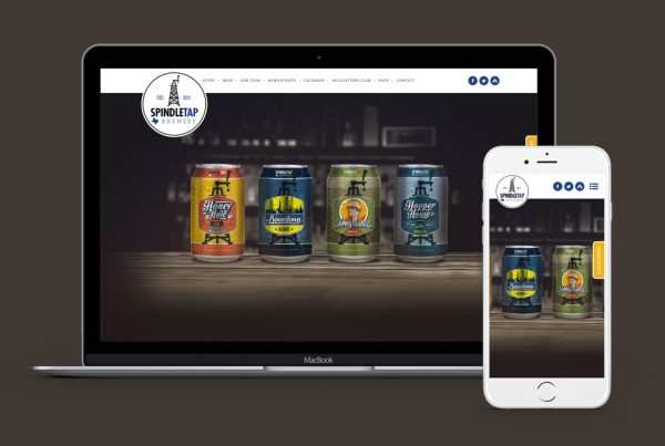 spindletap brewery website design