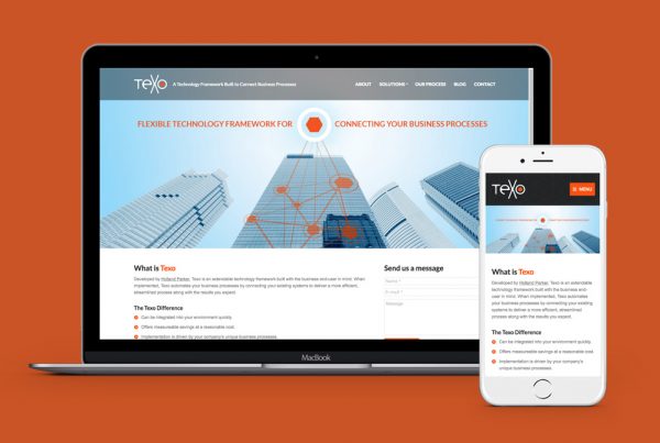 Texo website design